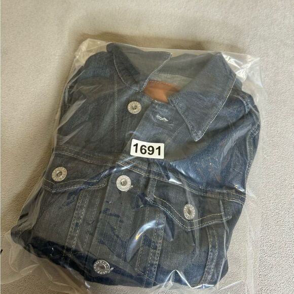 AG adriano goldschmied Jean Jacket Size Small  women’s - Picture 16 of 16